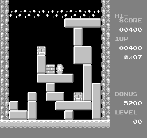 Animated Desert Escape footage showing blocks clearing between levels